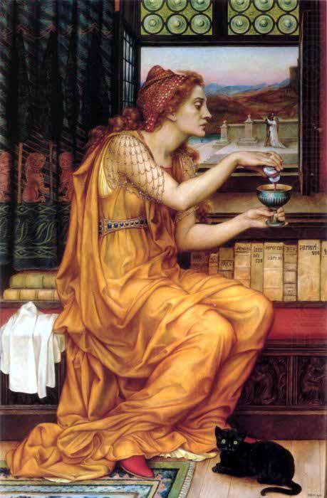 Evelyn De Morgan The Love Potion china oil painting image